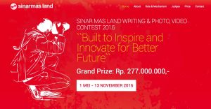 public relations, Sinar Mas Land Kembali Hadirkan Kompetisi SML Writing, Photo and Video Contest 2016, Tantangan Berhadiah Total 277 Juta Rupiah bagi Jurnalis dan Publik-Public Relations and Communications Business Portal News Indonesia