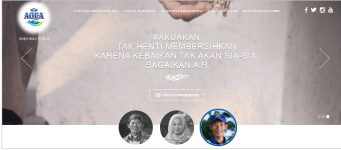 public relations, Strategi Branding Aqua dengan Kanal Digital: Website Interaktif “Bagaikan Air”-Public Relations Portal and Communications Business News Indonesia